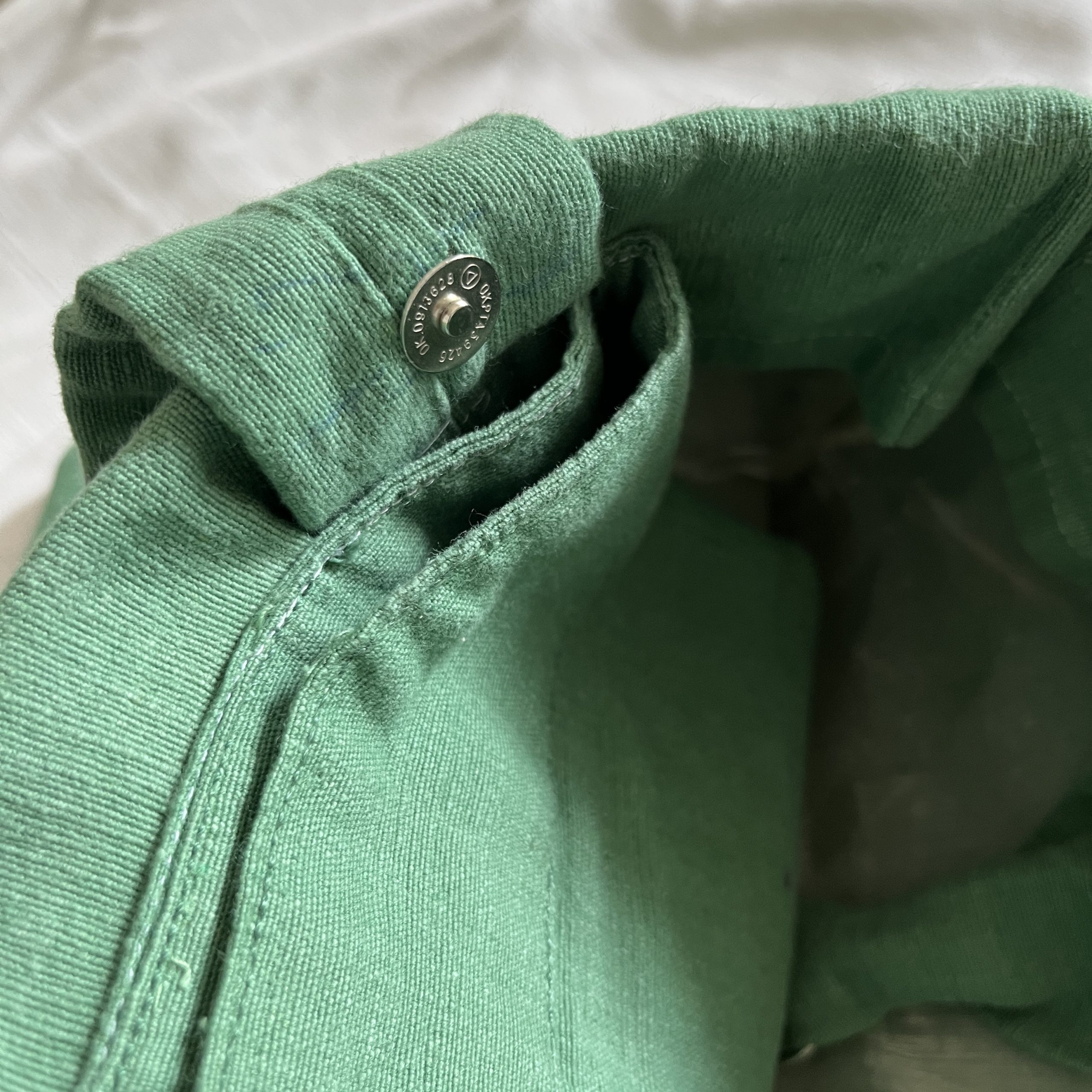 Magnetknopf und Innentasche Plattitüte2